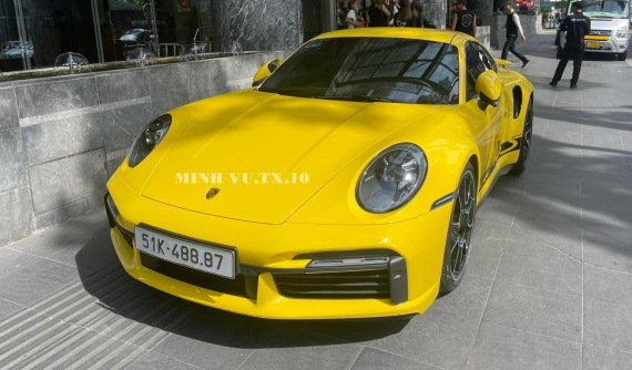 "Mai vàng" Porsche 911 Turbo S 992 của người yêu xe tại Sài thành, biển số suýt chút nữa là tứ quý 8