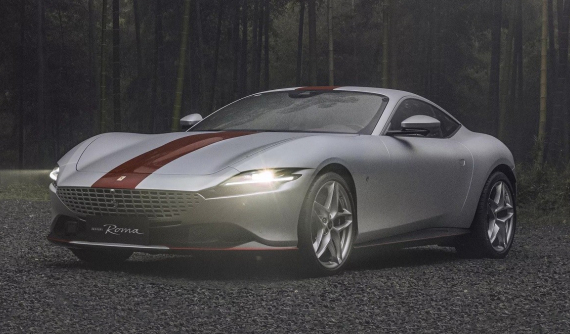 Ferrari Roma có một không hai trình làng, đi kèm bộ ấm chén uống trà "hàng thửa"