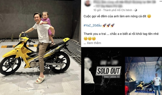 Hot như Cường "Đô-la", đăng ảnh được tặng Yamaha 125ZR khiến giới bán xe "2 thì" nháo nhào nhận vơ
