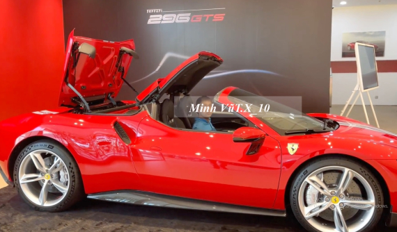 Ferrari 296 GTS mất bao lâu để hạ mui? Quá trình đóng/mở mui cần lưu ý điều này?