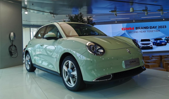 Ô tô điện ORA Good Cat 2023 trình làng tại Đông Nam Á với màu xanh bạc hà mới đẹp mắt