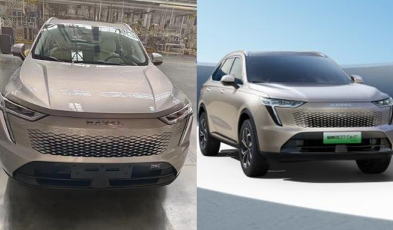 SUV cỡ trung Haval B07 bị bắt gặp "trần trụi" tại nhà máy, ngày ra mắt không còn xa