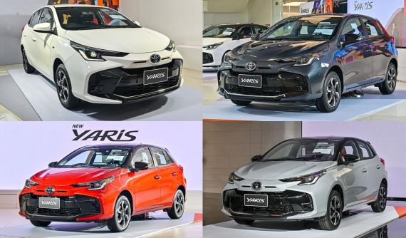 Chi tiết 4 phiên bản của Toyota Yaris 2023 sẽ về Việt Nam trong tương lai