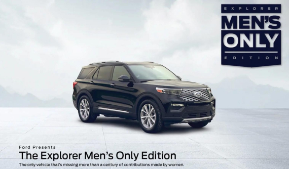 Ford ra mắt chiếc Explorer không thể chạy được nếu thiếu phụ nữ