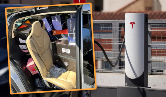 Đi ăn trộm bằng xe Tesla, hai thanh niên bị tóm gọn khi dừng lại để sạc pin