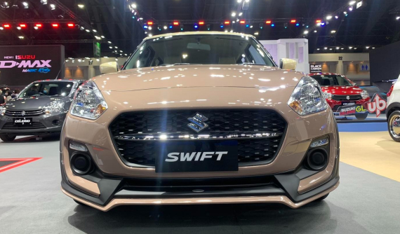Cận cảnh Suzuki Swift Mocca Cafe Edition 2023 với thiết kế đậm chất cổ điển