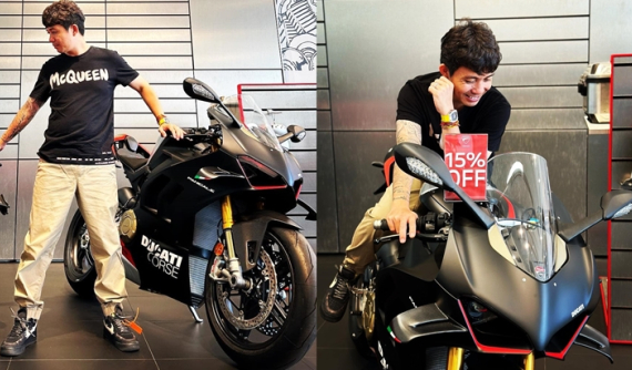 Trong lúc chờ McLaren Elva không mui về nước, Minh "Nhựa" chốt tạm Ducati Panigale V4 SP2 có giá chỉ 1,36 tỷ đồng