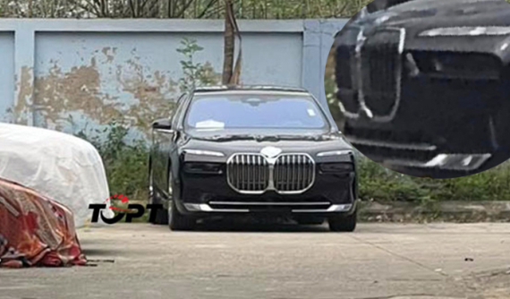 Xe điện BMW i7 tiếp tục lộ ảnh tại trạm đăng kiểm, ngày ra mắt đã rất gần, Mercedes-Benz EQS hãy coi chừng