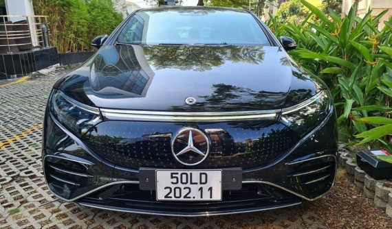 Xe điện hạng sang Mercedes-Benz EQS 450+ lên sàn xe cũ, mất giá hơn 300 triệu chỉ sau vài tháng