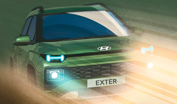 Hyundai Exter - SUV hạng A được mệnh danh "tiểu Santa Fe" - lộ thiết kế trước ngày ra mắt