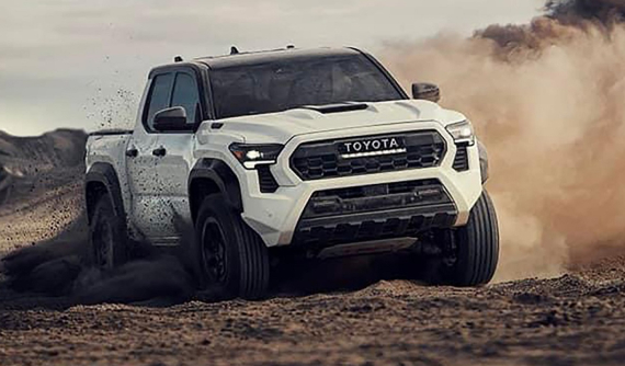 Toyota Tacoma 2024 - phiên bản "sang, xịn, mịn" hơn của Hilux - lộ diện trước khi ra mắt trong tháng này