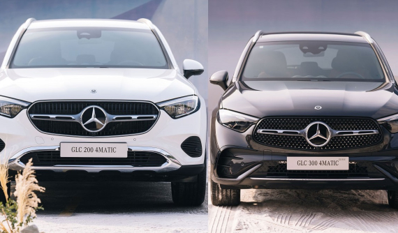 Chênh nhau 500 triệu đồng, 2 phiên bản của Mercedes-Benz GLC 2023 đang bán tại Việt Nam có gì khác biệt?