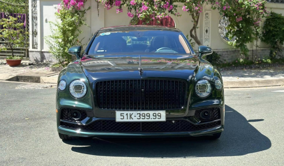 Đánh giá nhanh Bentley Flying Spur nổi tiếng nhất Việt Nam: Từng của 2 tay chơi siêu xe hàng đầu, biển đẹp giá tốt