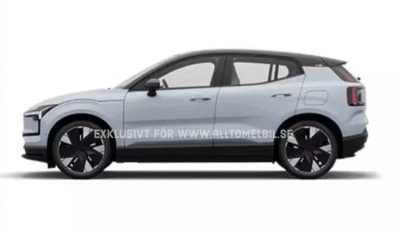 Volvo EX30 2024 - SUV điện với kích thước như VinFast VF6 - lộ diện trước ngày ra mắt
