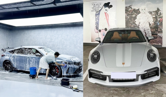 Cường "Đô-la" trả lời màn "gạ đua" giữa Porsche 911 Sport Classic và Honda Civic Type R khiến dân mạng thích thú