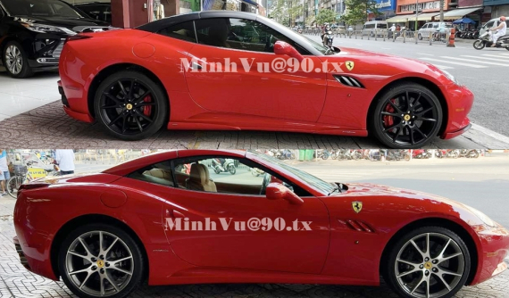Cặp đôi Ferrari California đồng màu, cùng chủ nhân nhưng mang 2 phong cách khác nhau tại Sài thành