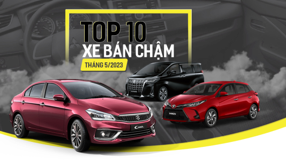 10 mẫu ô tô bán chậm nhất Việt Nam tháng 5/2023: có xe bán gấp đôi tháng trước nhưng vẫn không thể thoát “ế”
