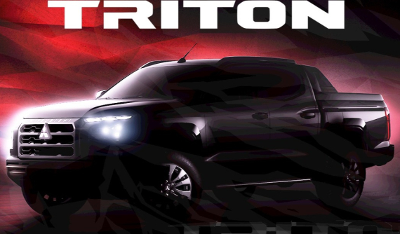 Mitsubishi Triton 2023 lần đầu tiên được hé lộ thiết kế, ra mắt vào tháng sau
