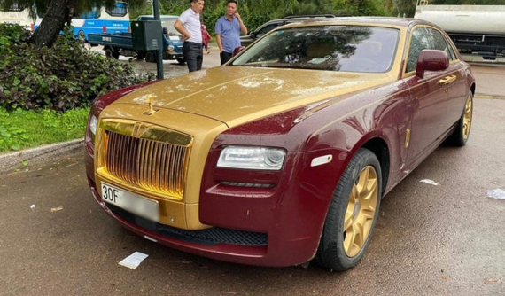 Đại gia nào mua xe siêu sang Rolls-Royce Ghost Golden từng của ông Trịnh Văn Quyết?