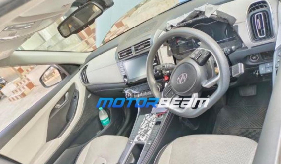 Hyundai Creta EV lần đầu tiên lộ nội thất, có chi tiết khác phiên bản máy xăng đang bán trên thị trường