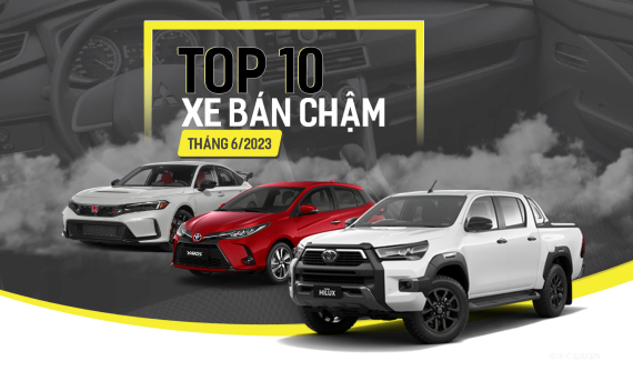 10 mẫu ô tô bán chậm nhất Việt Nam tháng 6/2023: Honda Civic Type R góp mặt