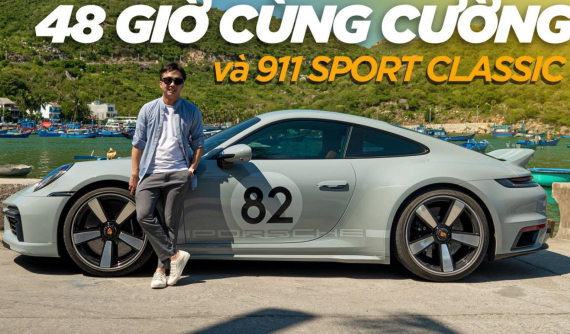 Cường "Đô-la" có dự định mang Porsche 911 Sport Classic số sàn chạy 100.000 km, hiện đã đạt 1% kế hoạch