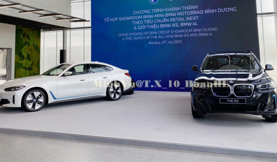 Bộ đôi xe điện BMW iX3 và BMW i4 ra mắt tại Việt Nam