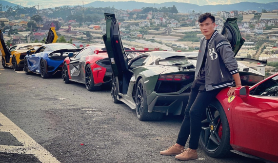 Bộ sưu tập xe khủng của các cầu thủ CLB Công an Hà Nội: Đoàn Văn Hậu, Bùi Tiến Dũng thường lái siêu xe của Khanh Supper