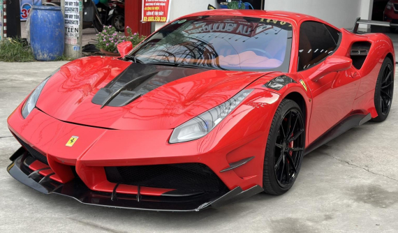 Ferrari 488 GTB độ Misha Designs của đại gia Bình Dương, hơn 3 tỷ đồng cho body kit lạ mắt