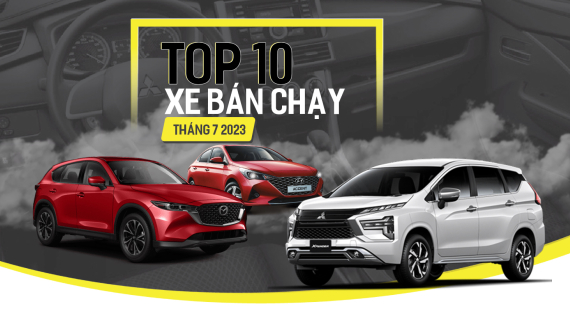 10 mẫu ô tô bán chạy nhất Việt Nam tháng 7/2023: VinFast VF5 Plus bất ngờ xuất hiện, Toyota Vios lại “bay màu”
