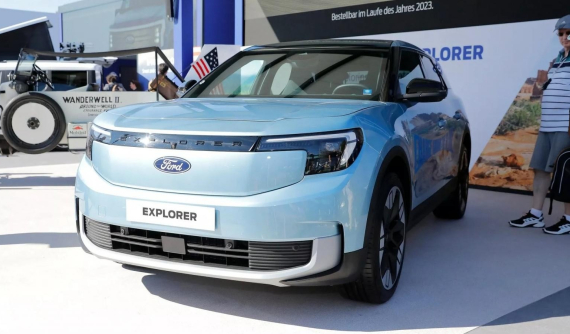 Ngắm hình ảnh "bằng xương, bằng thịt" của Ford Explorer phiên bản thuần điện