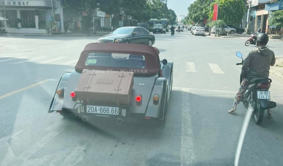 Biển số ngũ quý 6 của Thái Nguyên lại gây xôn xao mạng xã hội: Lần này thuộc về xe Morgan hơn 8 tỷ đồng