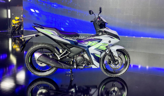 Cận cảnh Yamaha Exciter 155 ABS 2023 với tông màu hứa hẹn sẽ gây thích thú cho giới trẻ, giá chỉ 54 triệu đồng