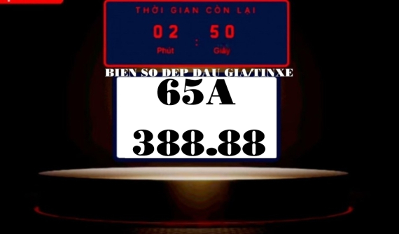 Biển số tứ quý 8 của Cần Thơ bất ngờ bị tạm dừng đấu giá khi chỉ còn 3 phút là hết giờ, giá cao nhất 75 triệu đồng