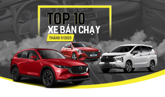 10 mẫu ô tô bán chạy nhất Việt Nam tháng 9/2023: Honda BR-V lần đầu góp mặt, Toyota Vios suýt thắng Hyundai Accent