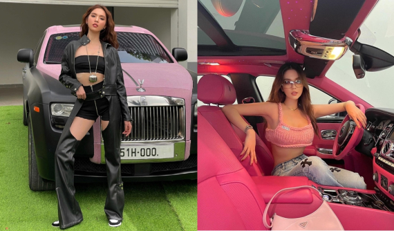 Chi tiết xe siêu sang Rolls-Royce Ghost của "nữ hoàng nội y" Ngọc Trinh mới bị công an bắt tạm giam