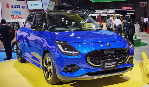 Cận cảnh thiết kế "bằng xương, bằng thịt" của Suzuki Swift 2024 - xe cỡ B sẽ bán ở Việt Nam trong tương lai