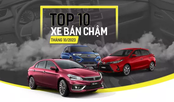 10 mẫu ô tô bán chậm nhất Việt Nam tháng 10/2023: đa phần là xe Nhật, Toyota chiếm tới 3 vị trí