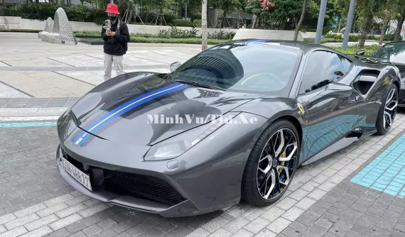 Cận cảnh siêu xe Ferrari 488 GTB của biker An Giang từng bị công an thu giữ trong vụ án của "cò siêu xe" Phan Công Khanh