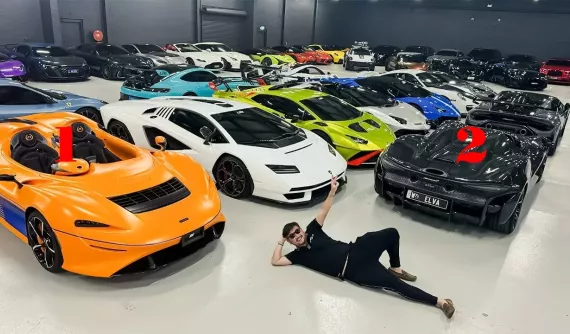 Tỷ phú "nướng" 100 triệu đô la vào bộ sưu tập siêu xe chỉ 2 năm, đang chờ giao 70 xe tiếp