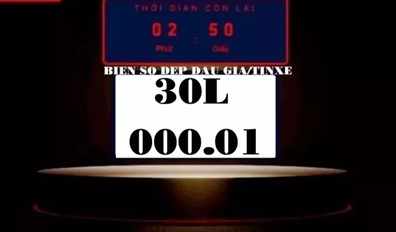 Biển số độc nhất vô nhị của 30L được trả giá cao hơn giá xe Lexus ES 2023, sẽ đăng ký cho xe siêu sang như 51L-000.01?