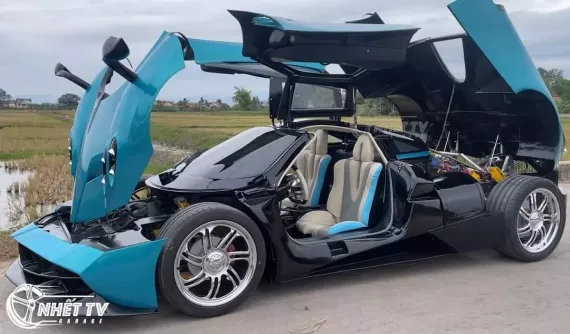 Khám phá Pagani Huayra tự chế của nhóm bạn trẻ ở Quảng Ninh, nội thất cực khó nhưng cũng sao y bản chính