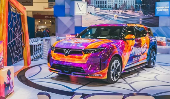 Lộ diện gian trưng bày tại triển lãm CES 2024 của VinFast trước giờ G