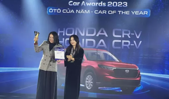 Honda CR-V vượt mặt VinFast VF6 để đạt giải "Xe của năm 2023" do VnExpress bình chọn
