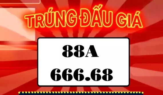 Đại gia săn biển 88A-666.68 bằng giá bán xe Toyota Camry mới tinh, biển toàn tài lộc