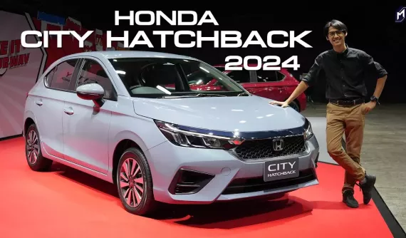Honda City Hatchback 2024 chính thức trình làng, phả hơi nóng lên Mazda2 và Toyota Yaris