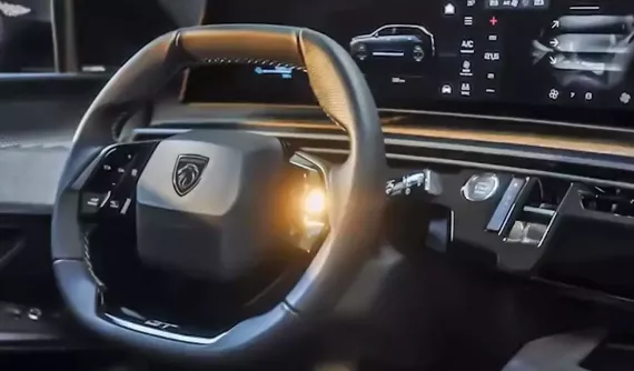 Peugeot 5008 2024 lần đầu tiên được hé lộ nội thất với màn hình cong 21 inch, dự kiến ra mắt vào tháng sau