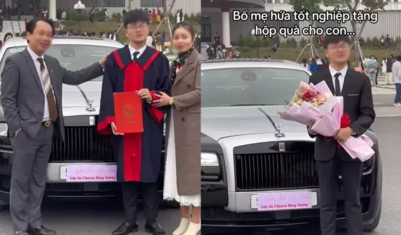 Sự thật về thông tin bố mẹ tặng cho con xe Rolls-Royce Ghost làm quà tốt nghiệp cấp 3 ở Phú Thọ