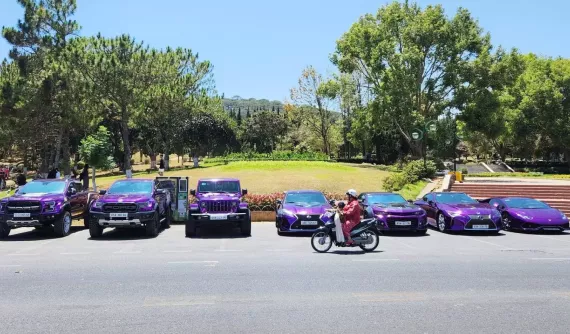 Dàn siêu xe, xe thể thao màu tím của đại gia Dũng "2 thì" ở Cần Thơ, Lamborghini Huracan có giá trị nhất đoàn