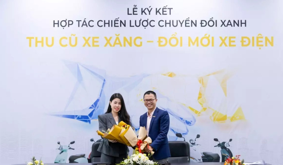 VinFast hợp tác cùng Chợ Tốt thu xe máy xăng, đổi mới xe máy điện